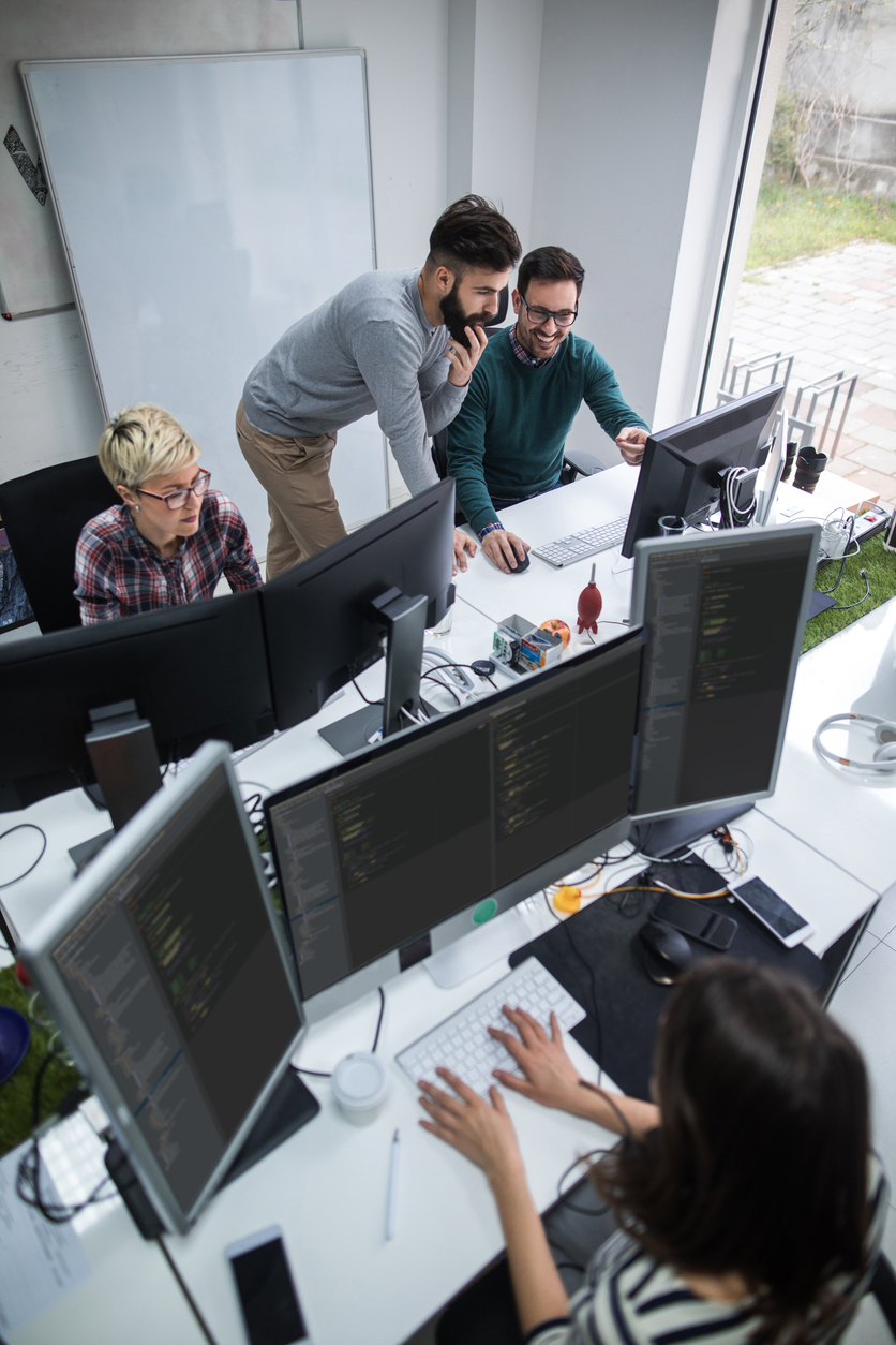 Software Development Company California team at work
